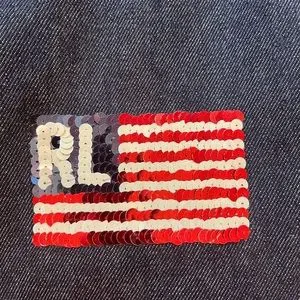 Polo Jeans Company アメリカ国旗トートバッグ Vintage Ralph Lauren POLO JEANS Co. Tote Bag Red USA Flag